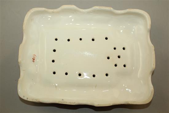 A rare Staffordshire porcelain church pastille burner and cover, c.1835, 23cm